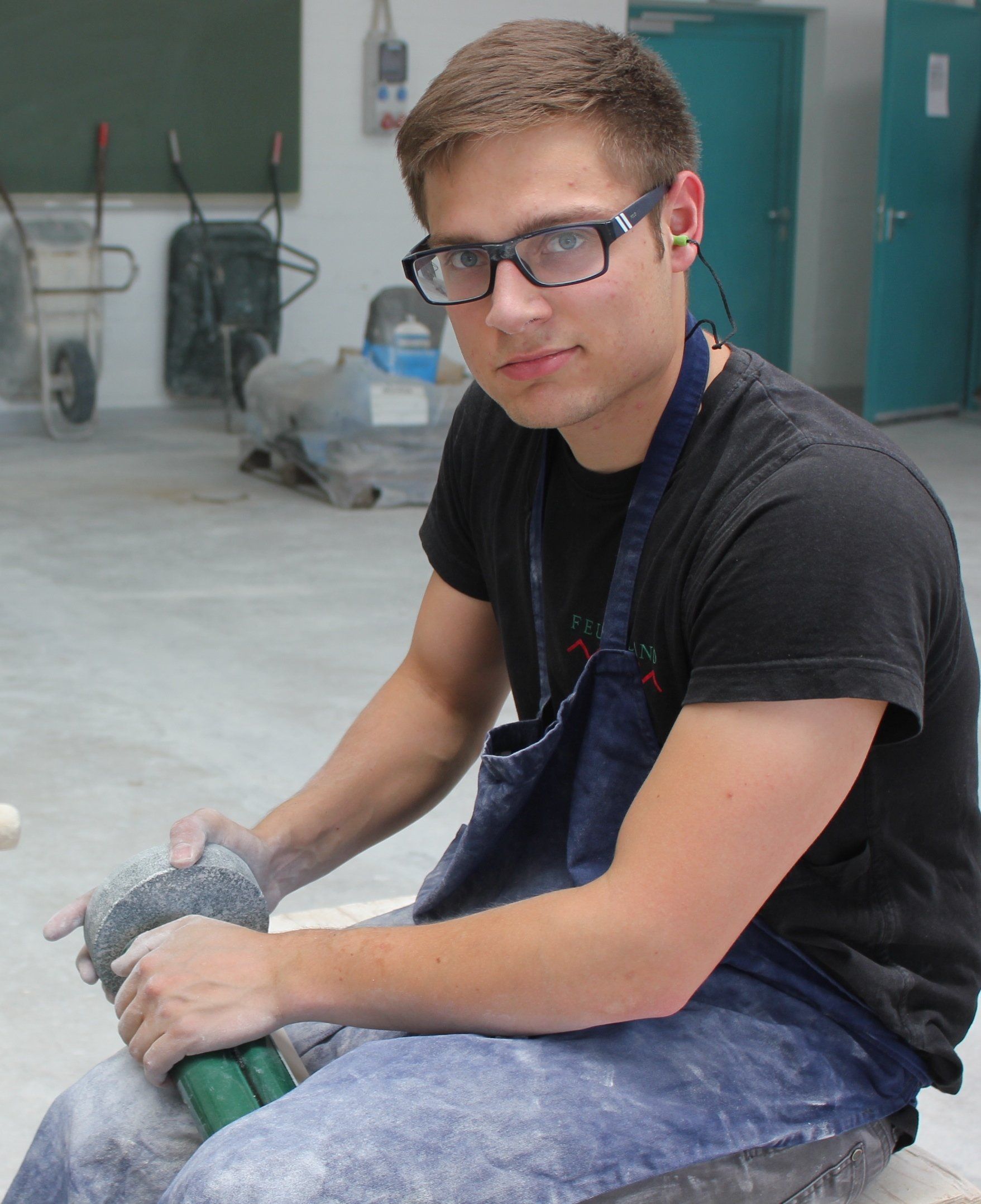 Ein kurzes Interview während der Meisterprüfung