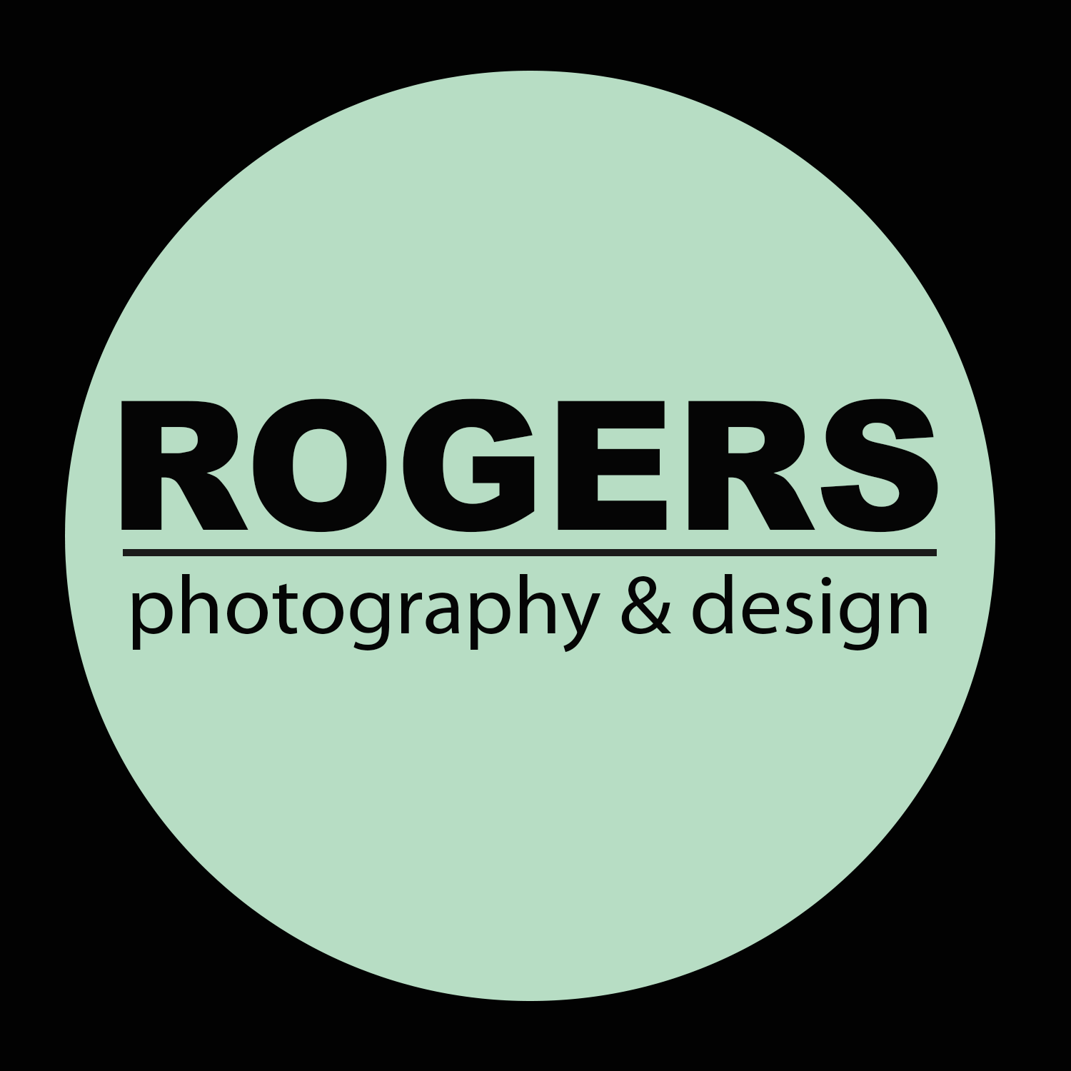 A logo for rogers photography and design