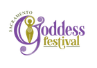 The word goddess is written in yellow on a white background.