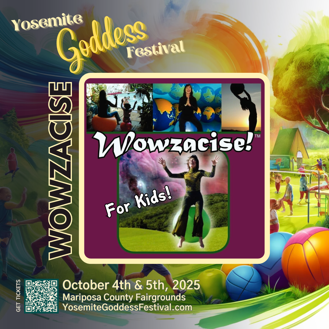 Poster for Yosemite Goddess Festival featuring 