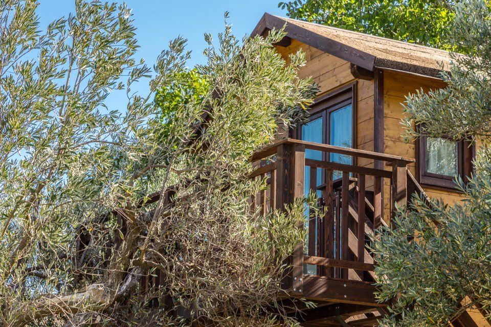 soggiorno in casa di sughero