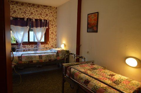 Una habitacion de la residencia para adultos mayores Virgen de Guadalupe