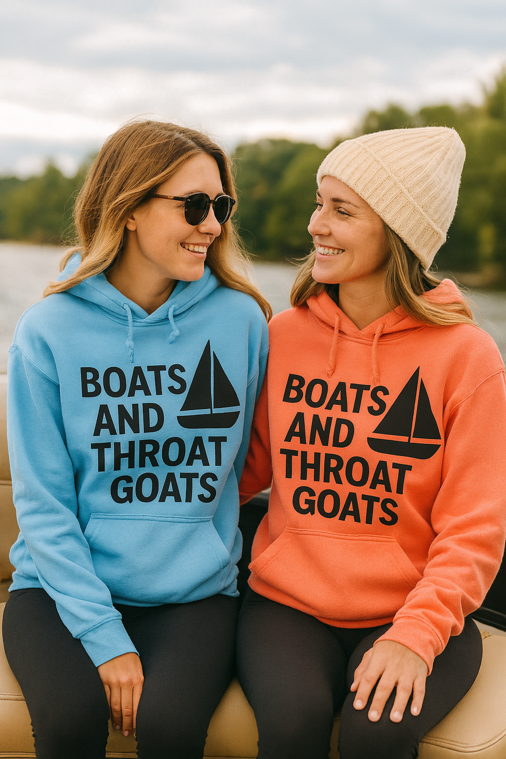 Cold day on the lake? Grab your hoodie
