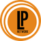 Un logo per la rete lp in un cerchio arancione