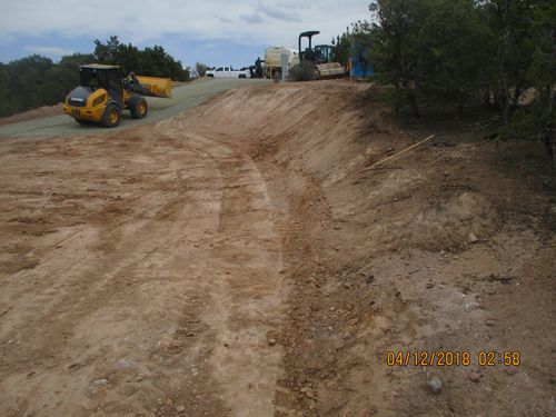 Site Preparation — Leveling and Grading the site in Santa Fe, NM