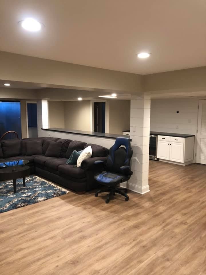 Living Room With A Gaming Chair – Quakertown, PA – Dave Neilson Remodeling