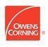 Owens Corning logo: Red square with white text and curved line.
