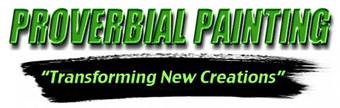 Proverbial Painting Green logo: