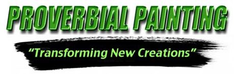 Proverbial Painting Green logo: