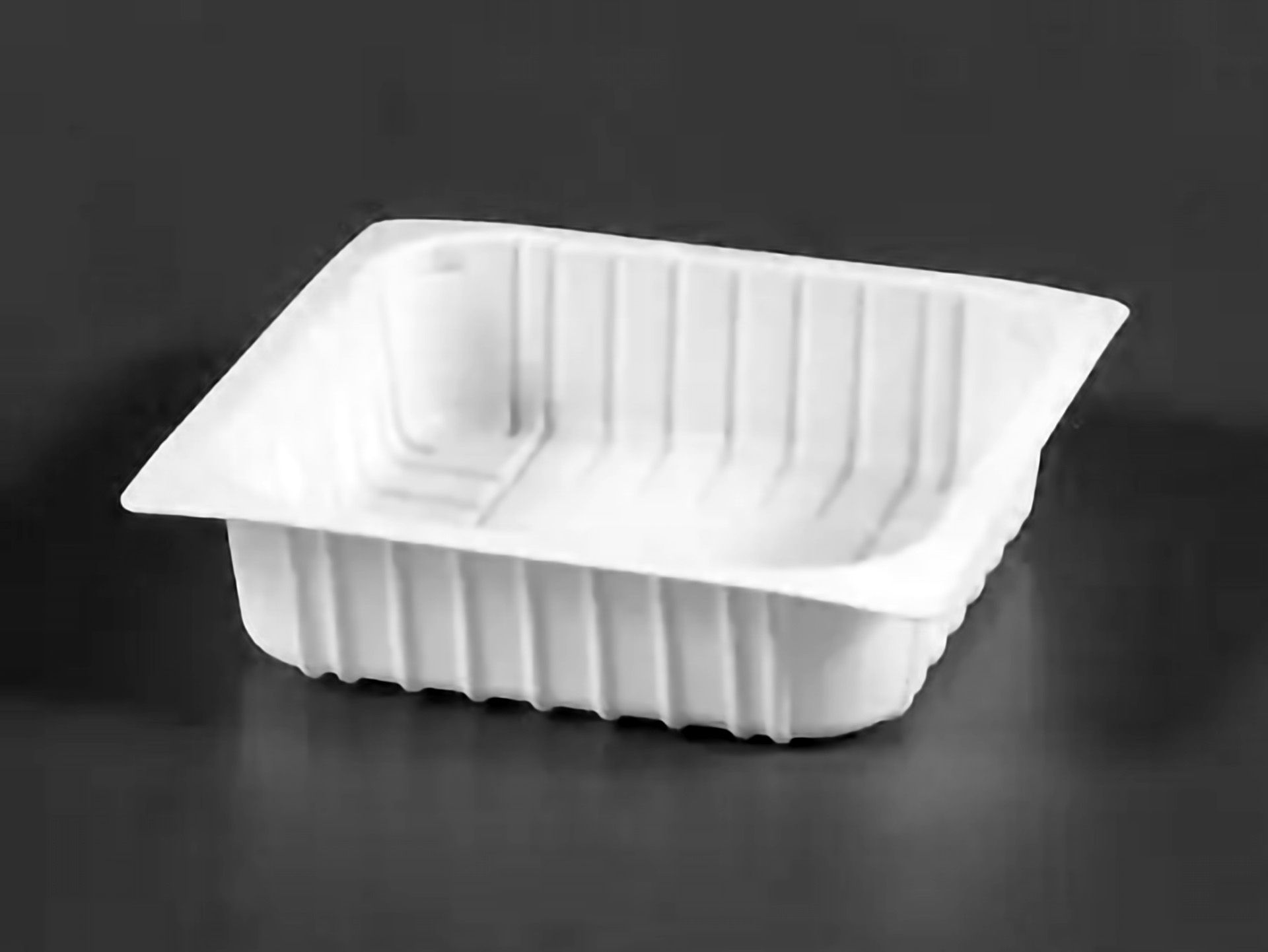 PP微波冷凍食品塑膠380g豆腐封口盒