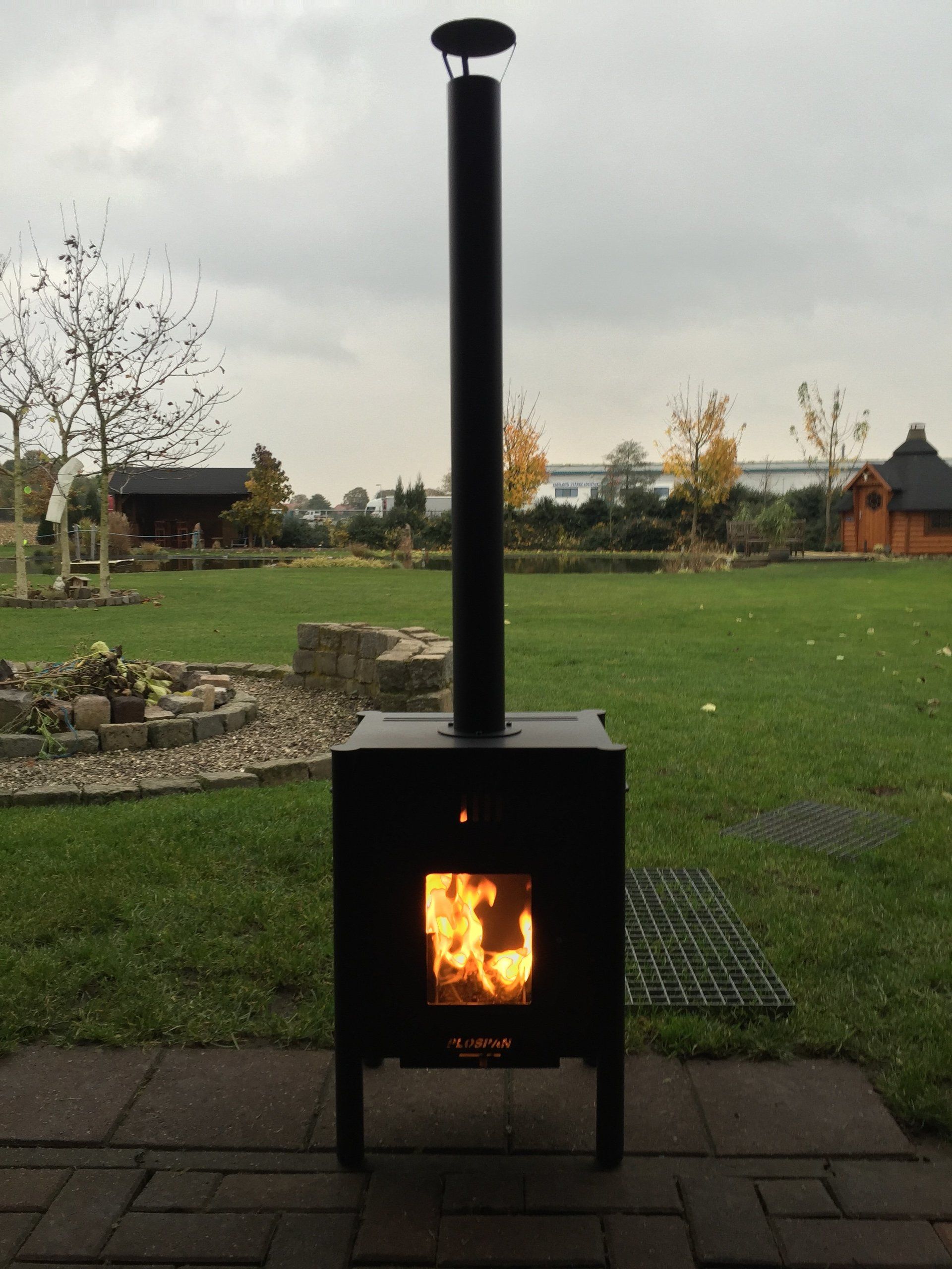 terraskachel op pellets,plospan,pellethaard