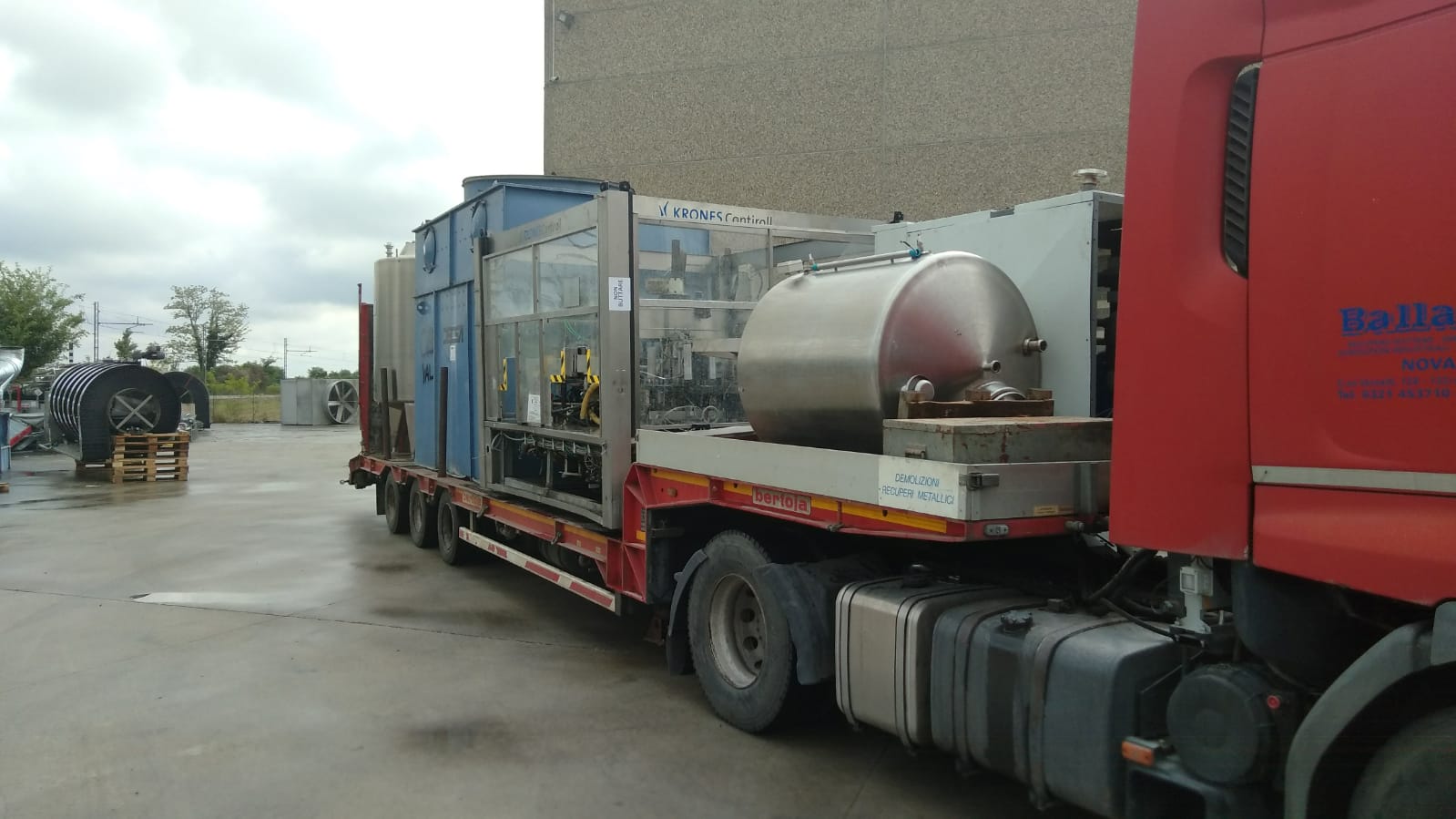 autoarticolato per trasporto rottami e rifiuti