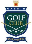 A logo for a golf club in saint tropez