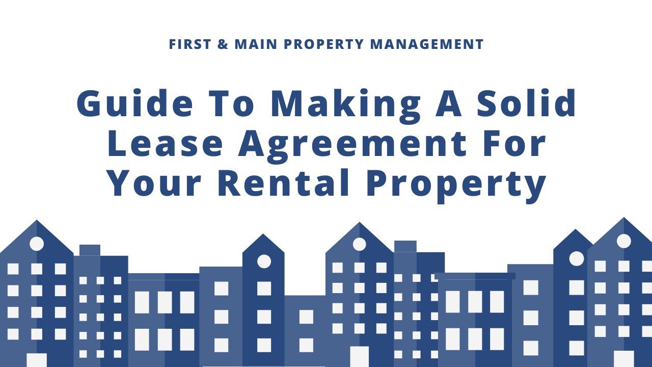 guide to making a lease