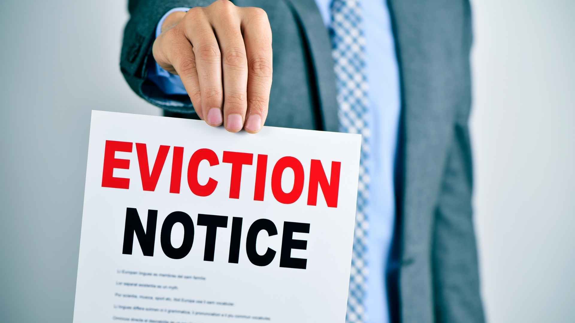 ca law eviction of tenant