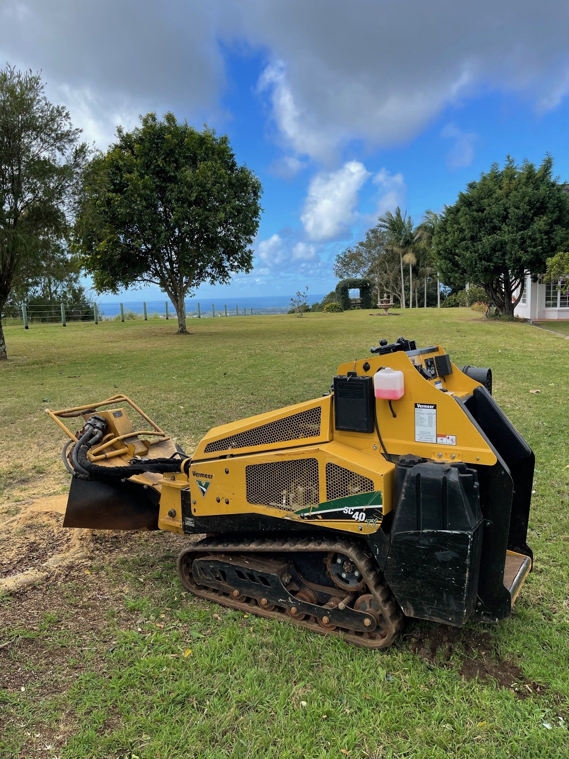 Stump Grinding machine  — Tree Services in Byron Bay