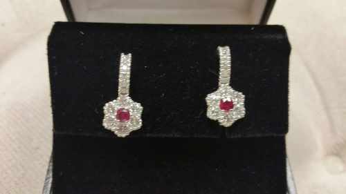 Ruby Gold Earrings | Rochester, NY | Jewelry Clinic