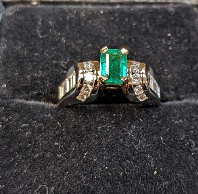 Ring with damaged bent prongs