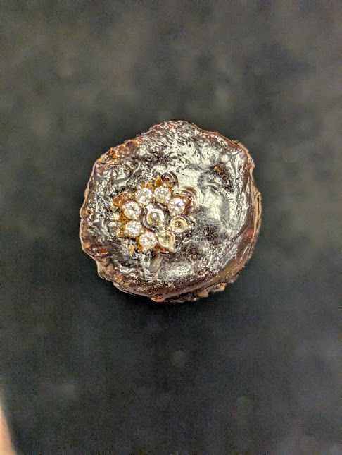 setting diamonds in tie tac