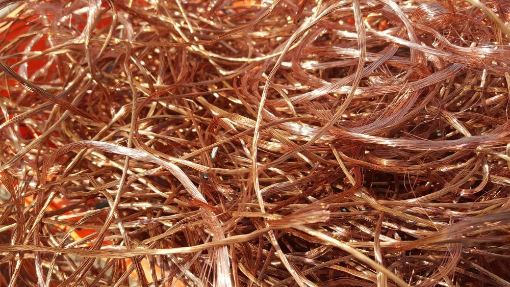Recycling industrial scrap copper wire for reuse — Professional Scrap Metal Recycling in Winnellie, NT