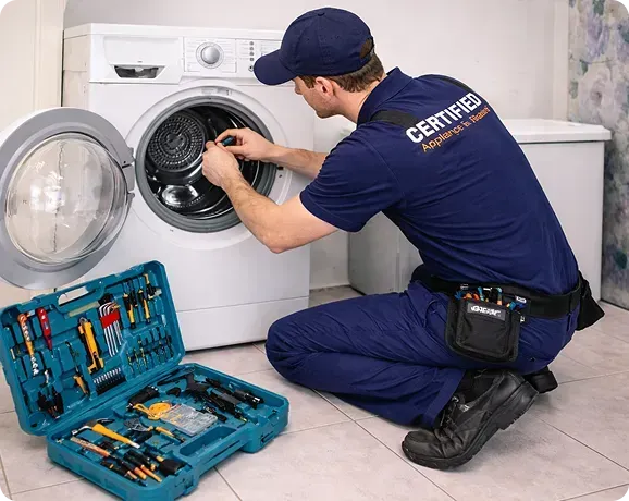 Worker fixing appliance in Harrison Township