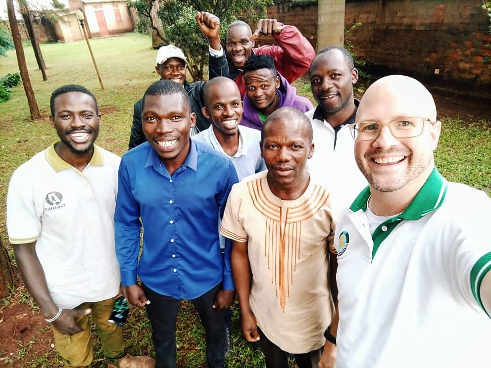 Training farmers in Farming God's Way in Uganda