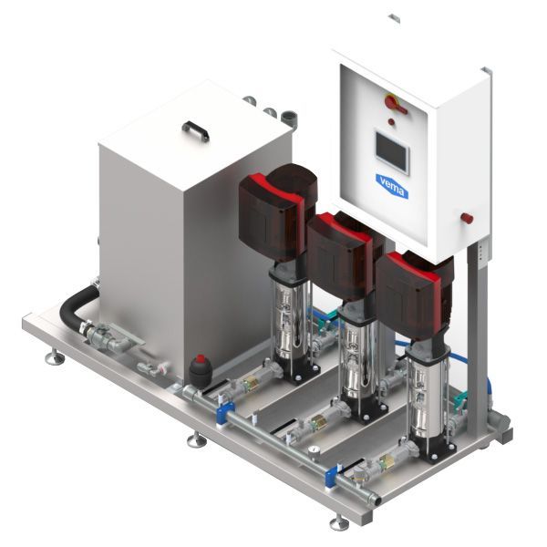 Modula Smart impianto per la pulizia industriale