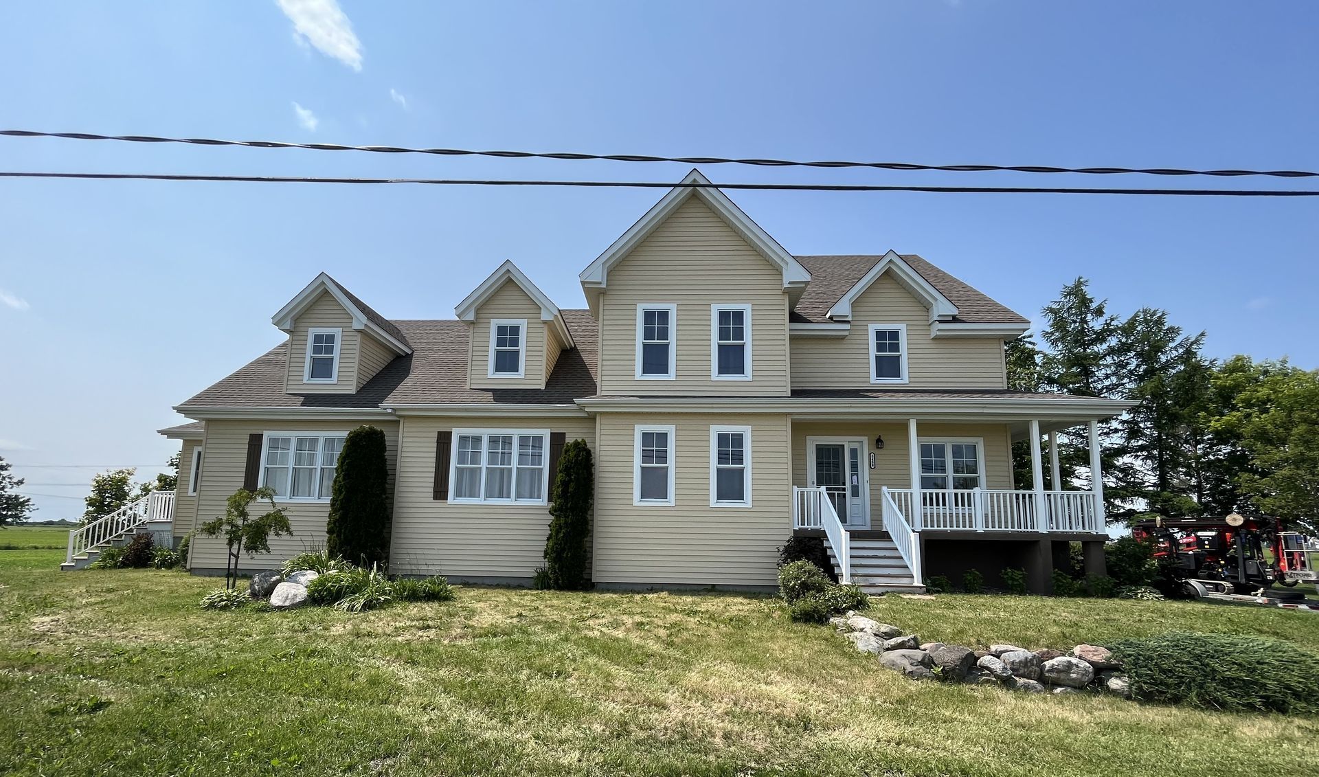 Maison bi-génération maibec peinture