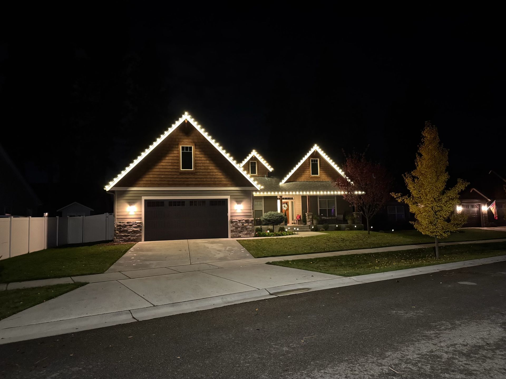 Christmas Lights we installed