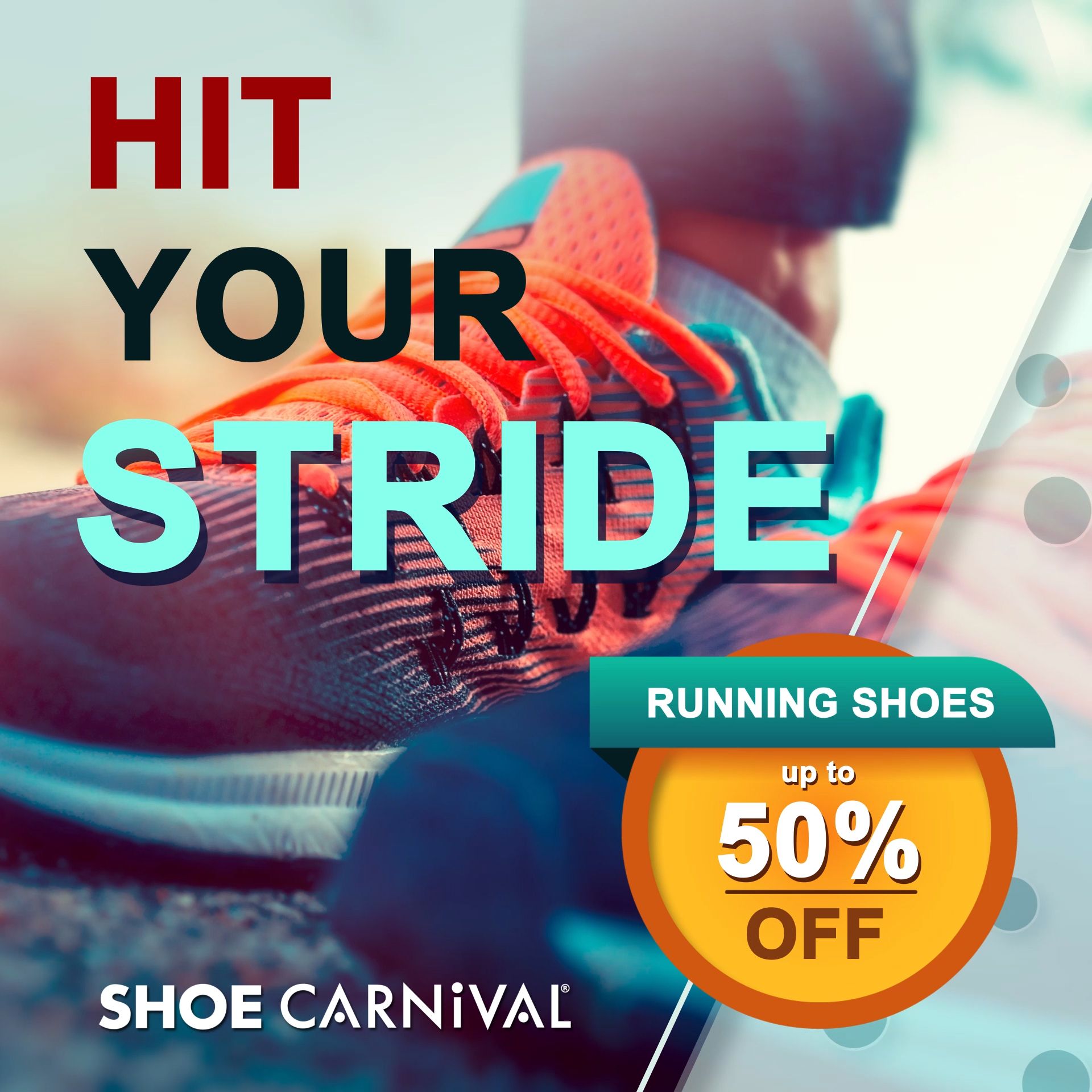 a colorful shoe with title 