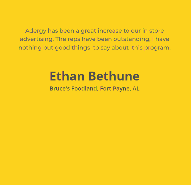 A yellow background with the name ethan bethune on it