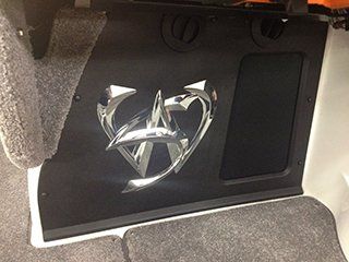 Another Speaker With Logo Brand — Modesto, CA — Car Audio Depot