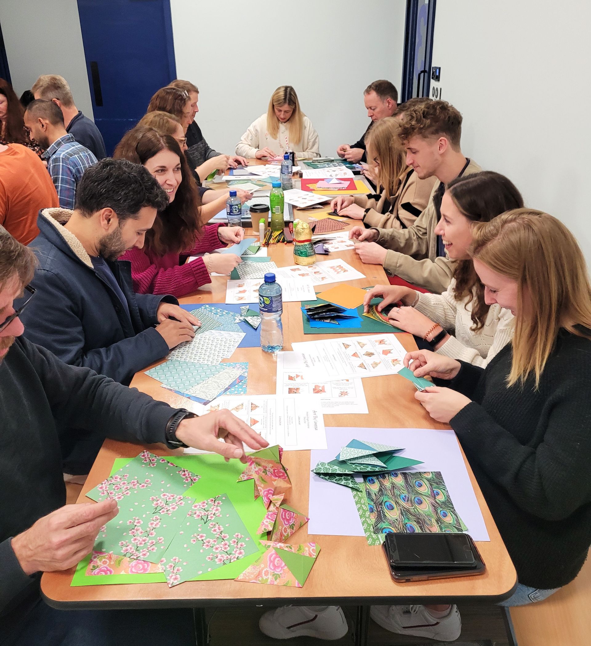 Origami in-person team building workshop