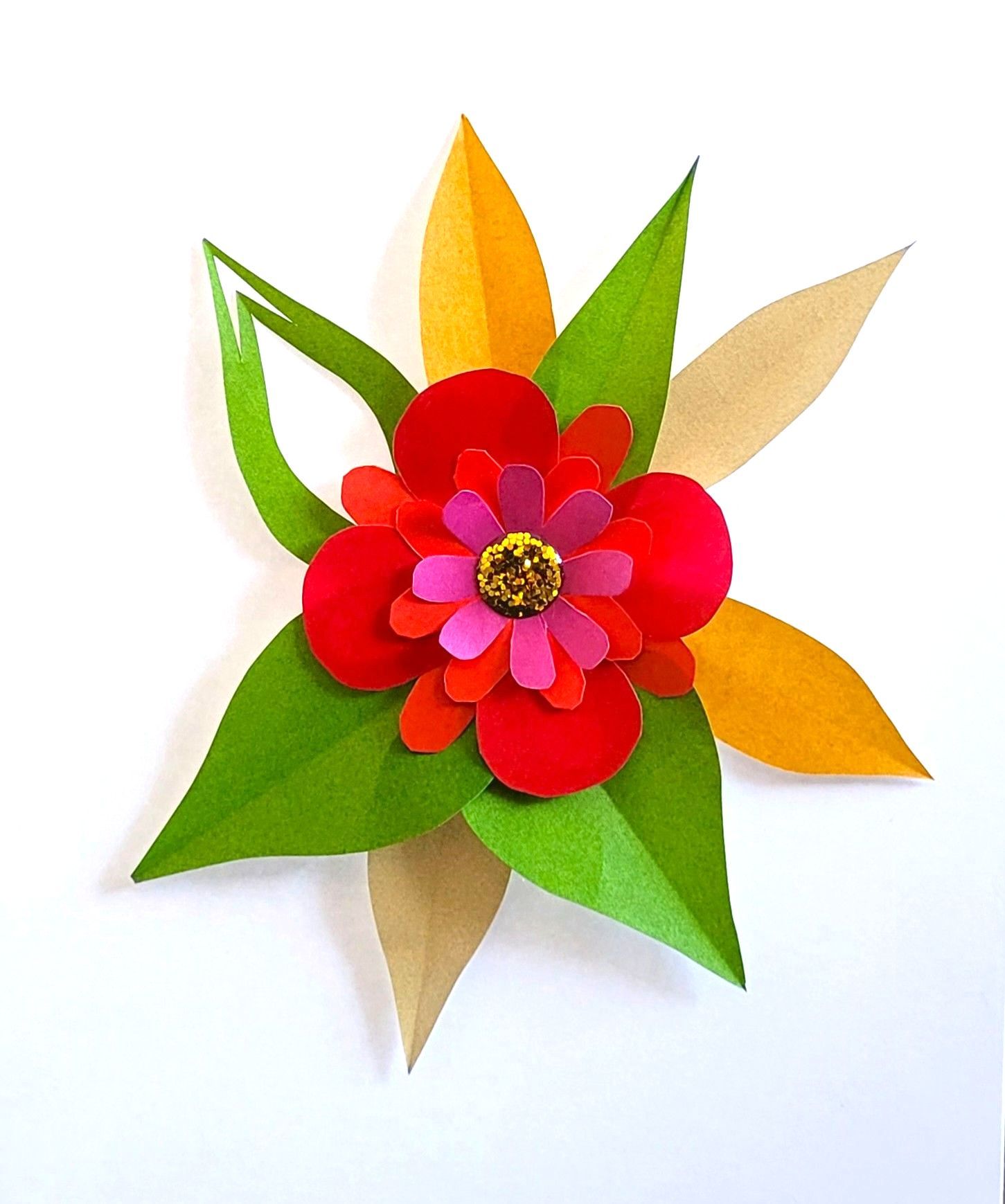 Spring flower cards in-person team building workshop