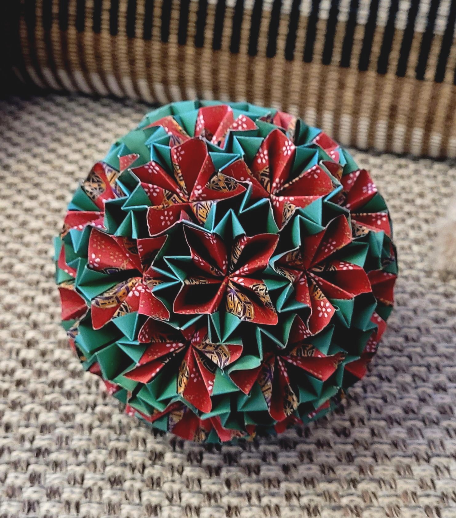 Kusudama origami workshop