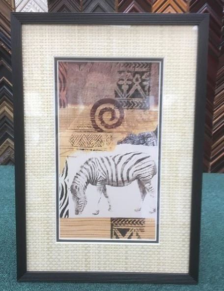 Zebra Painting on the Frame — Medford, NJ — Hawthorne Gallery & Frame Shop