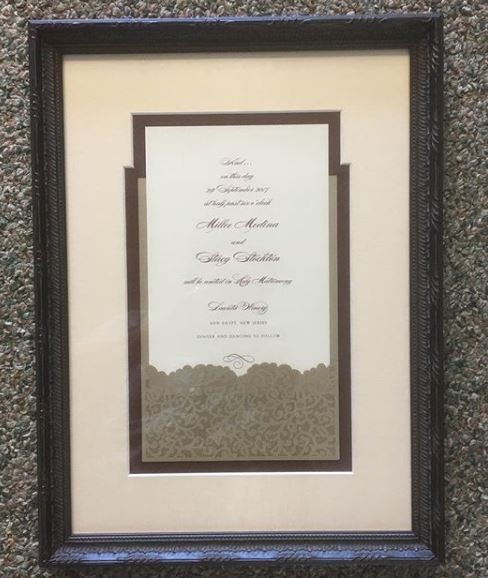 Letter in the Frame — Medford, NJ — Hawthorne Gallery & Frame Shop