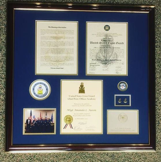 Certificate in the Frame — Medford, NJ — Hawthorne Gallery & Frame Shop