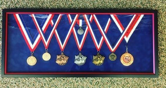 Medals in the Frame — Medford, NJ — Hawthorne Gallery & Frame Shop