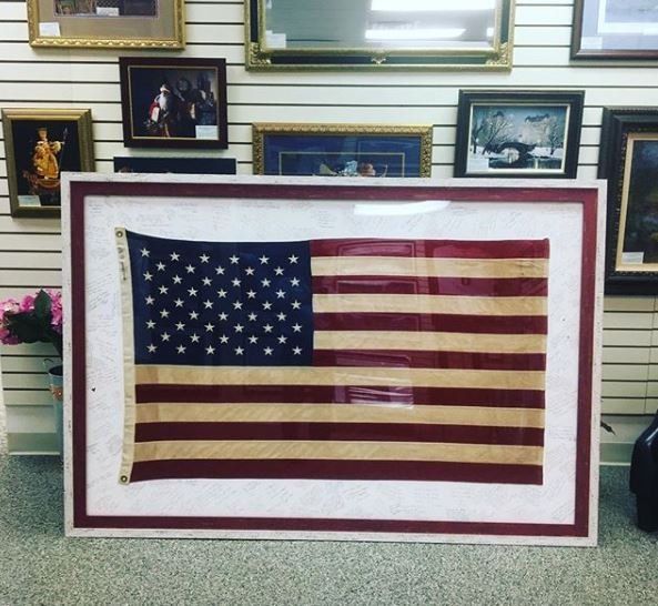 American Flag in the Frame — Medford, NJ — Hawthorne Gallery & Frame Shop