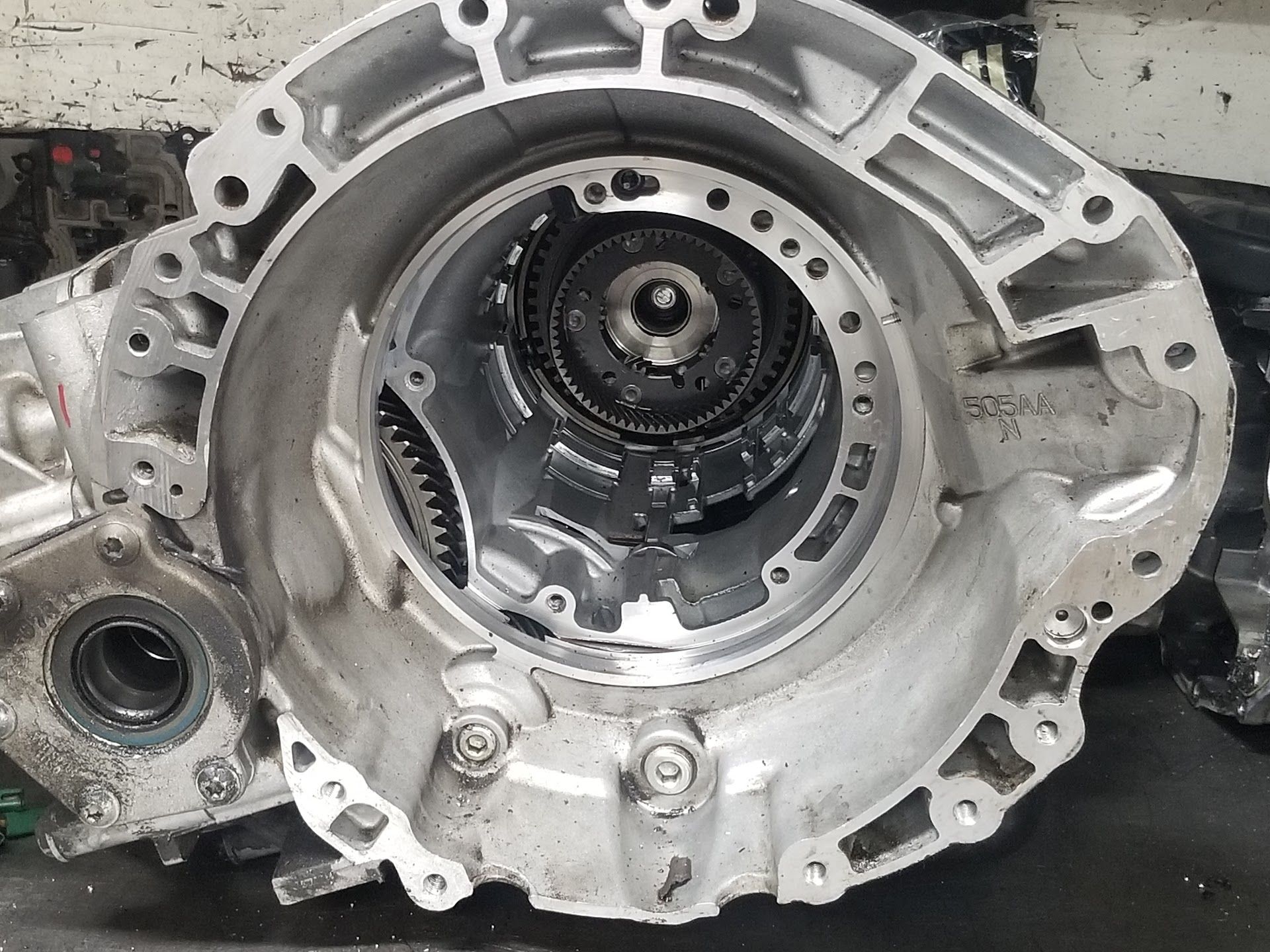 Open automatic transmission casing | Riley Auto Care & Transmissions