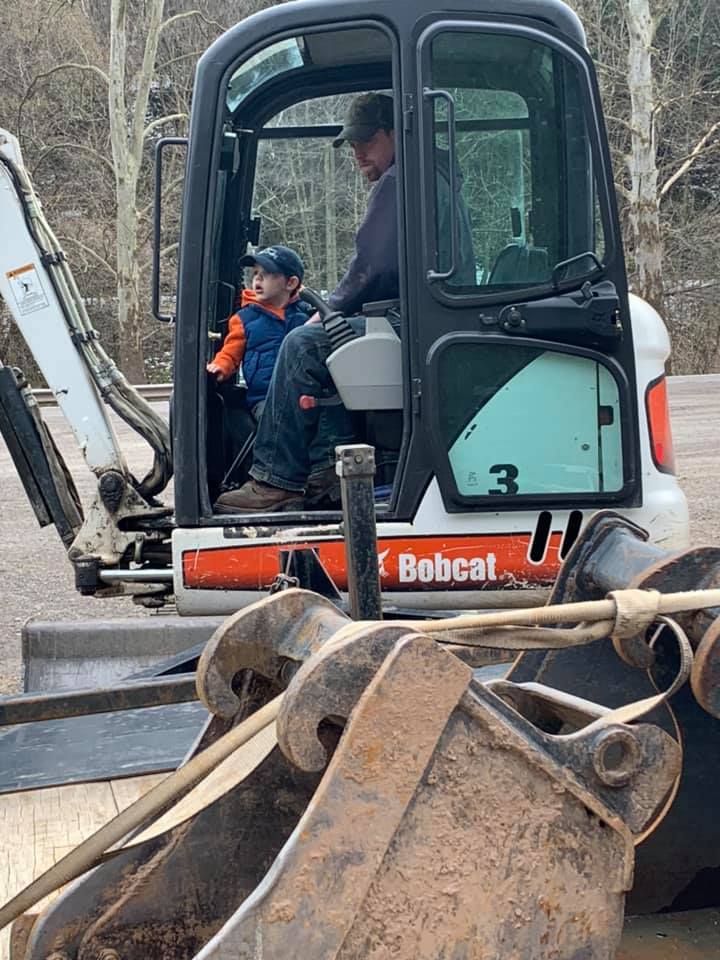 Excavator — Roaring Branch, PA — Kuser Well Drilling