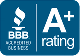 bbb A+ rating logo