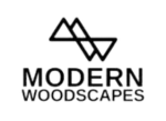 Logo: Black geometric mountain design above