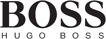 BOSS Hugo Boss logo in black text.