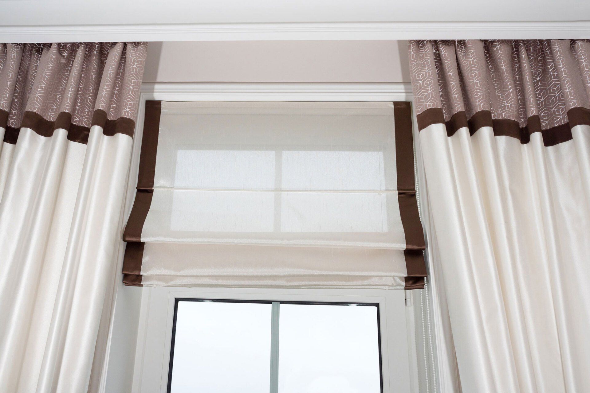 Roman Curtains — St. Louis, MO — Overland Shade Co.