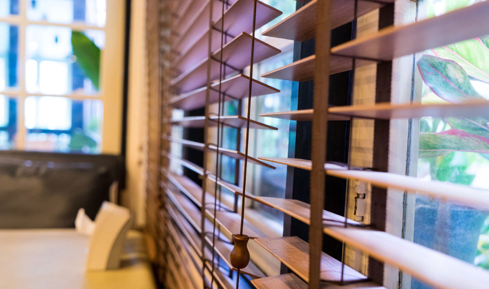 Wooden Window Curtain Shutter — St. Louis, MO — Overland Shade Co.