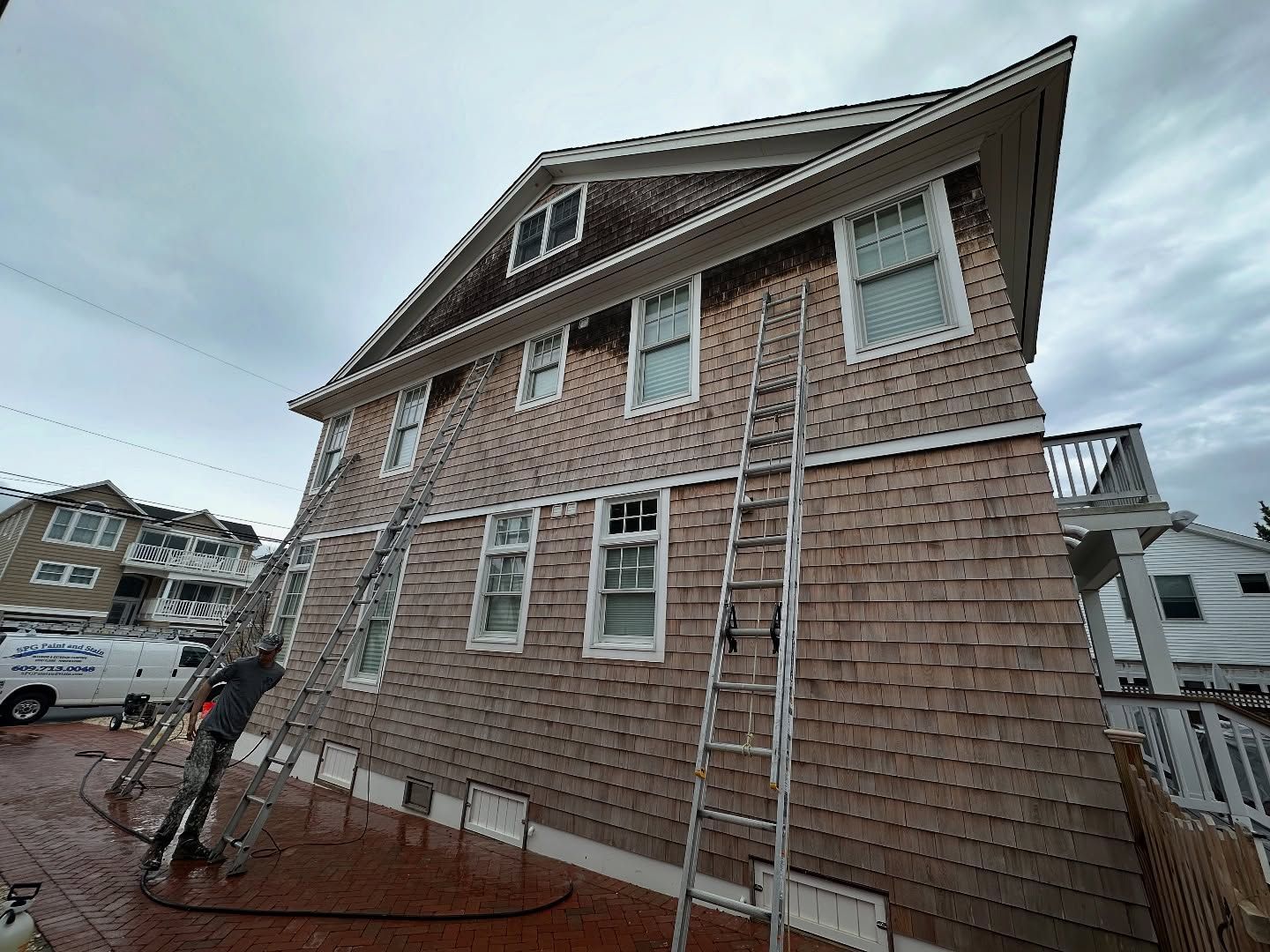 Best LBI painter custom home builder House Painter SPG Paint and Stain Long Beach Island Barnegat Light Manahawkin Beach Haven West Forked River Lacey NJ beach bay powerwash epoxy garage