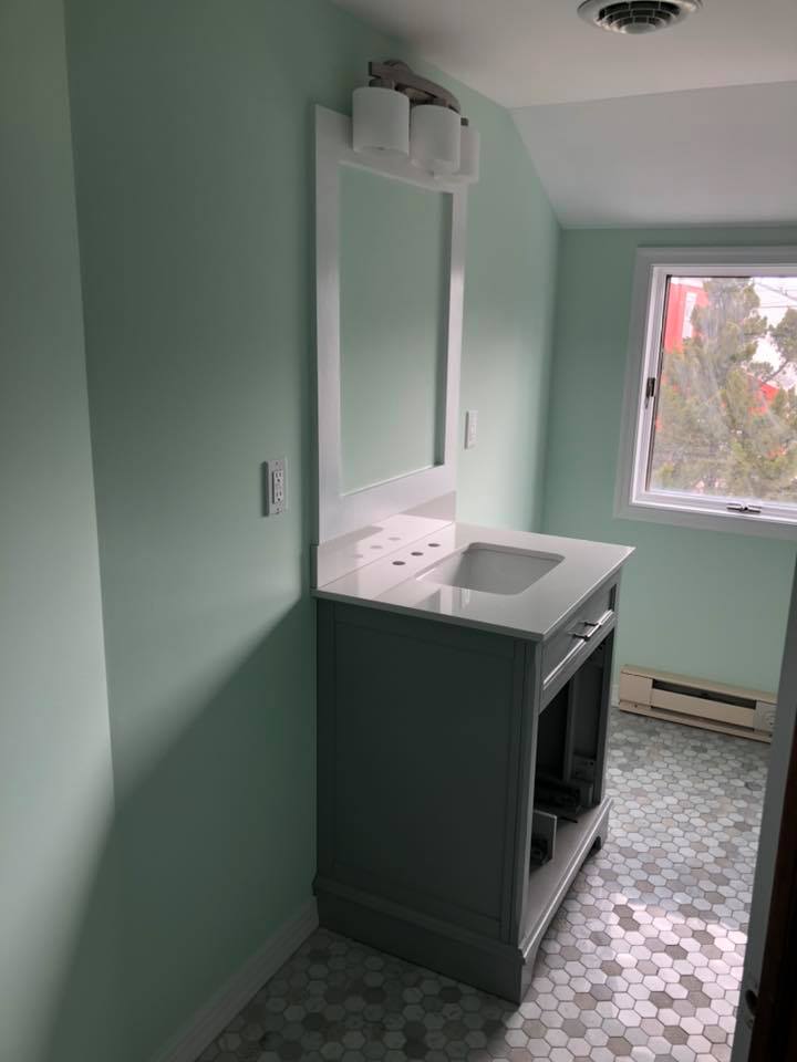 Bathroom Remodel Haven Beach LBI SPG Paint and Stain Surf City LBI Long Beach Island Custom Home Paint Power wash