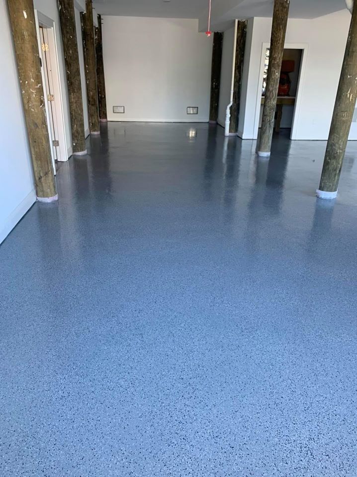 LBI custom epoxy garage floor